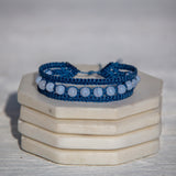 Blue Lace Earthy Embrace bracelet