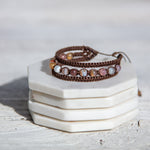 botswana agate stone bracelet