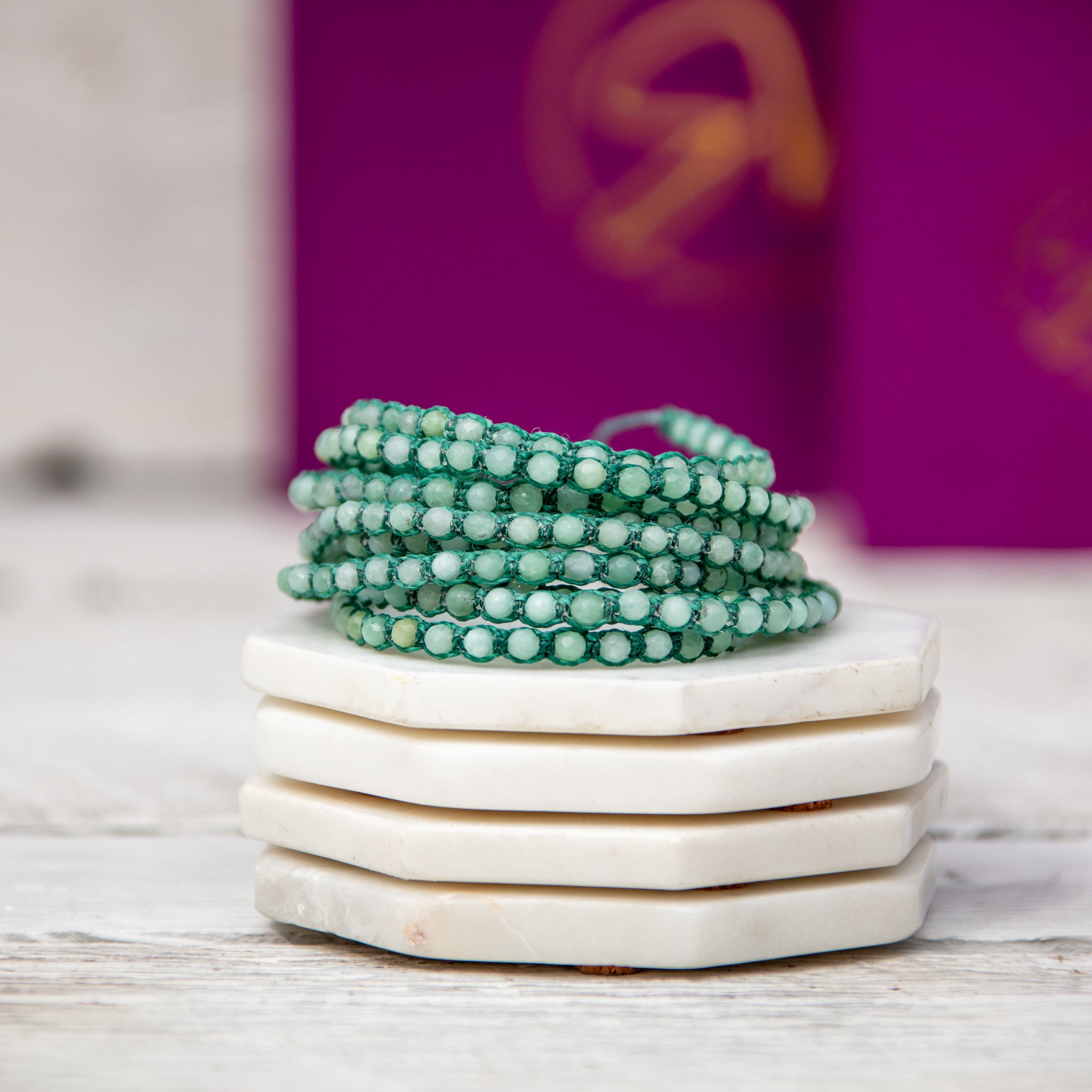 burmese jade anklet
