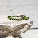 canadian jade beads bling bijou bracelet 