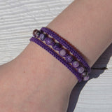 Charoite Earthy Embrace bracelet