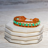 Chrysoprase Earthy Embrace bracelet