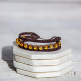 Citrine Earthy Embrace bracelet