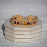 Crazy Lace Agate Earthy Embrace bracelet
