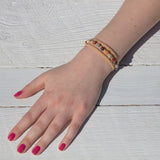 Crazy Lace Agate Earthy Embrace bracelet
