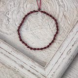 Garnet Gemstone Anklet