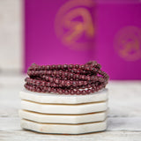 Garnet Gemstone Anklet