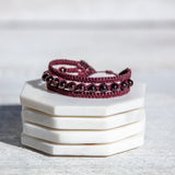 Garnet Earthy Embrace bracelet