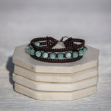 Green Angelite Earthy Embrace Bracelet