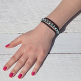 Green Angelite Earthy Embrace Bracelet
