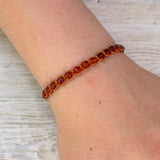 Hessonite Garnet Bling Bijou bracelet