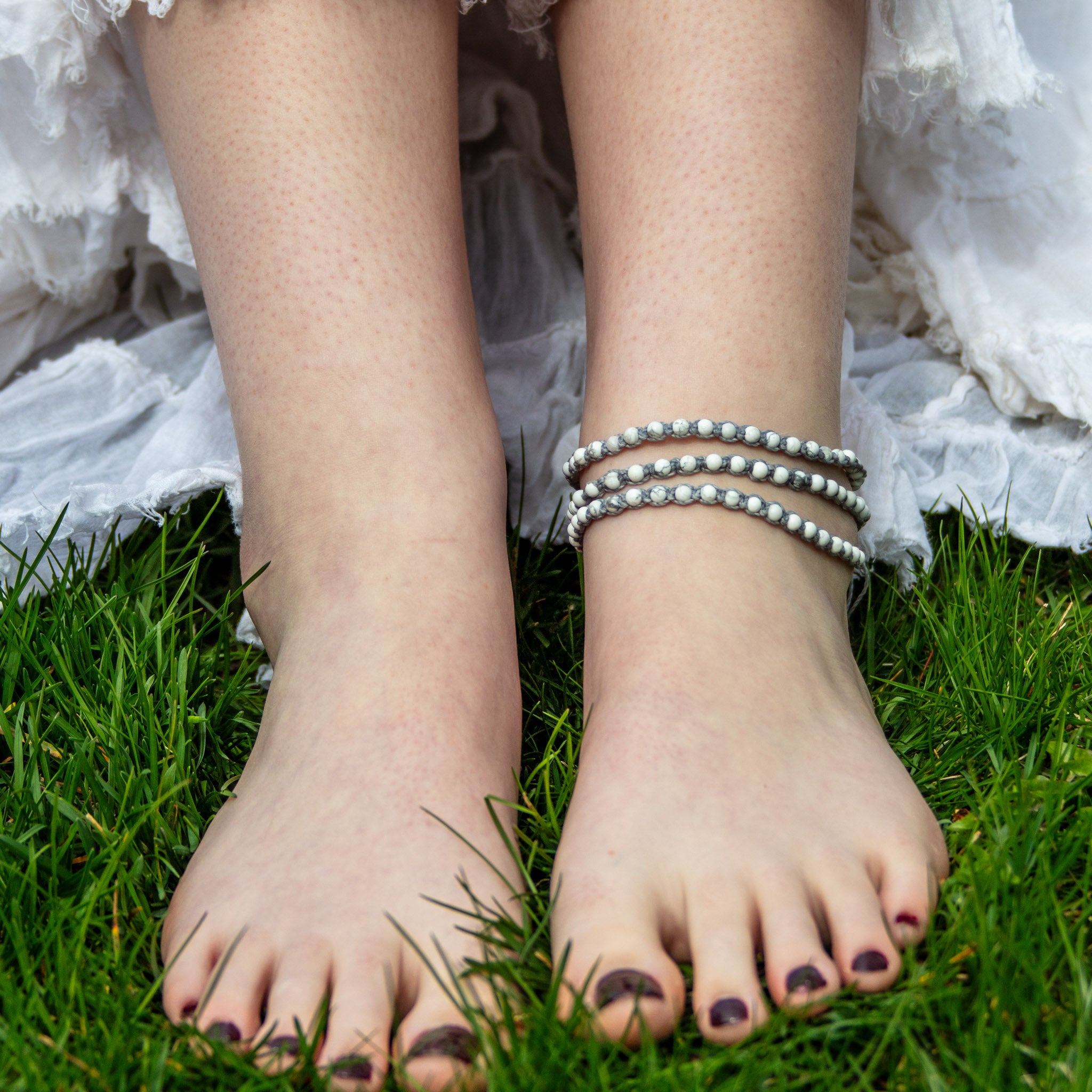Handmade Gemstone Anklet
