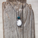 Howlite & Apatite Mystic Duet necklace