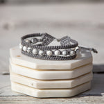 Handmade Howlite Gemstones Bracelet