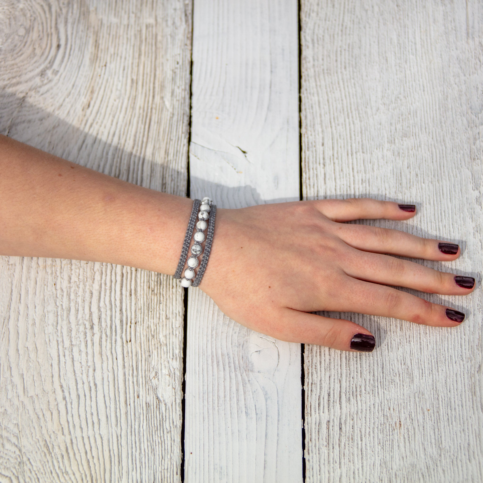 Howlite Gemstones Bracelet