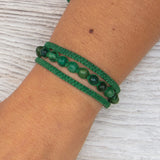 African Jade Earthy Embrace bracelet