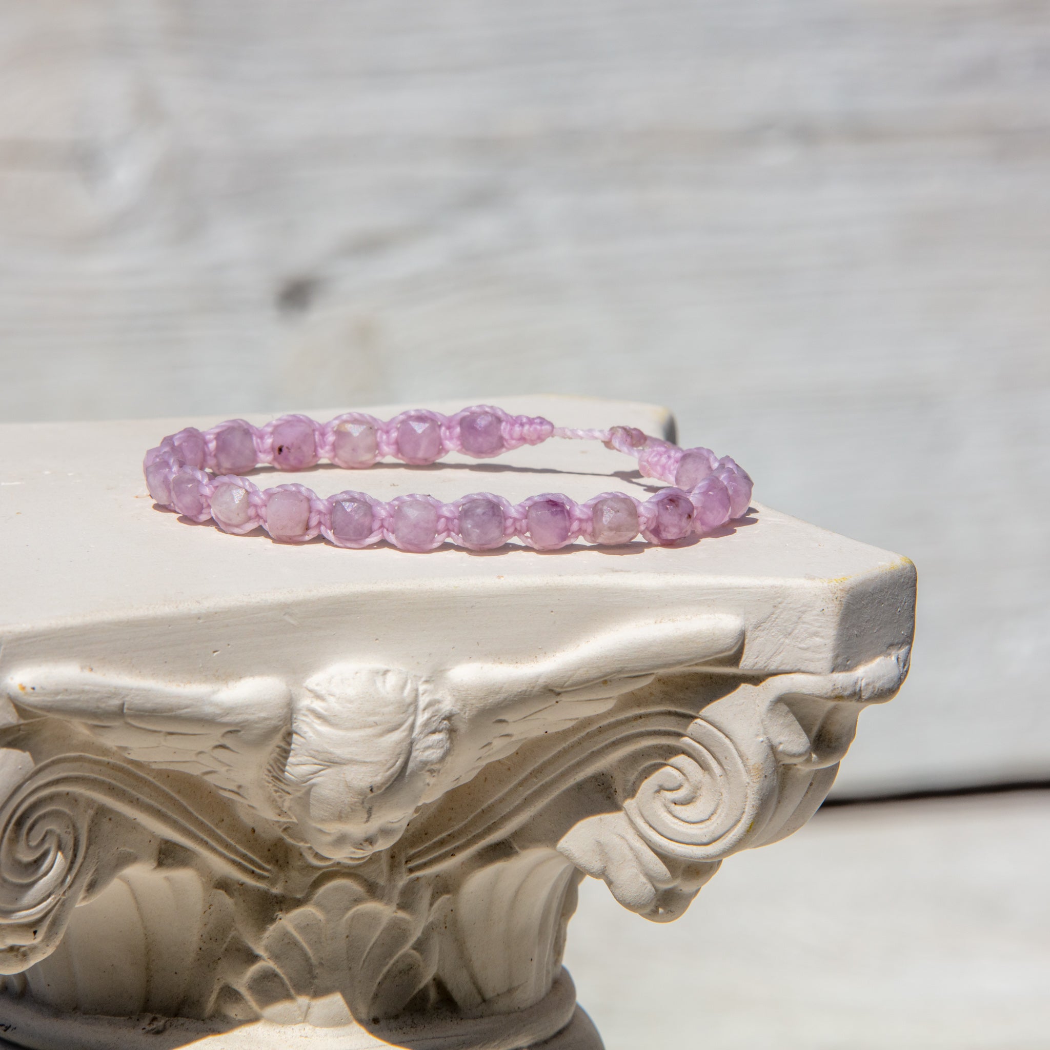 kunzite bling bijou bracelet