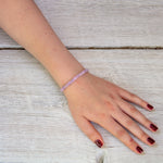 kunzite beads bling bijou bracelet