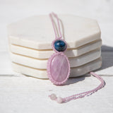 Kunzite & Kyanite Mystic Duet necklace