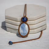 Kyanite & Lapis Lazuli Mystic Duet Necklace
