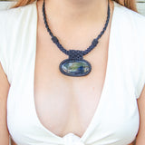 Discerning Mirror Fifth Chakra's choker necklace