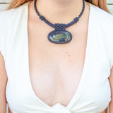 Discerning Mirror Fifth Chakra's choker necklace