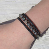 Labradorite Earthy Embrace bracelet
