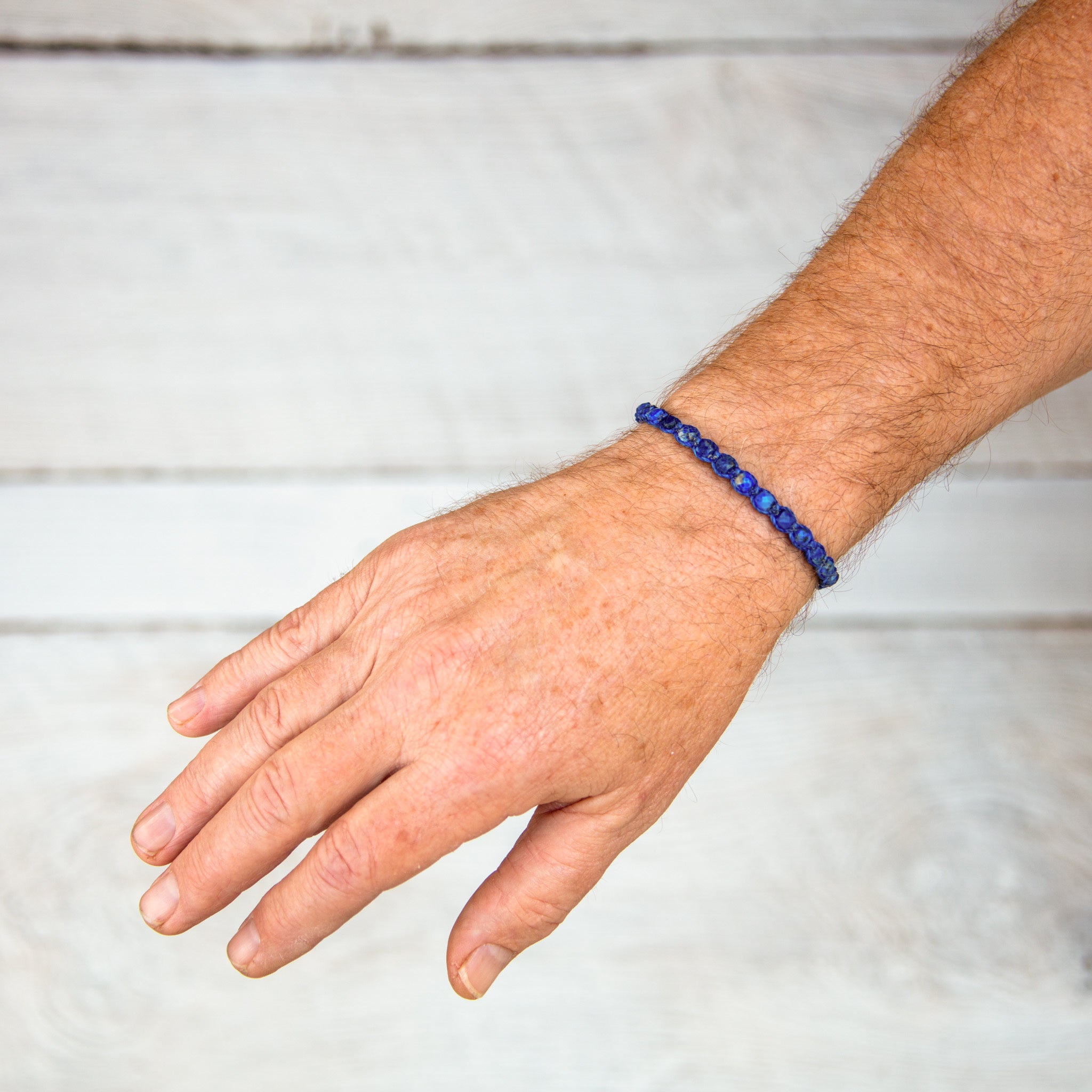 lapis lazuli bling bijou bracelet
