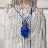 Lapis Lazuli & Citrine Mystic Duet necklace