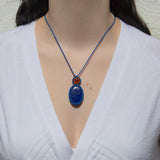 Lapis Lazuli & Citrine Mystic Duet necklace