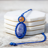 Lapis Lazuli & Citrine Mystic Duet necklace