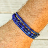 Lapis Lazuli Earthy Embrace bracelet