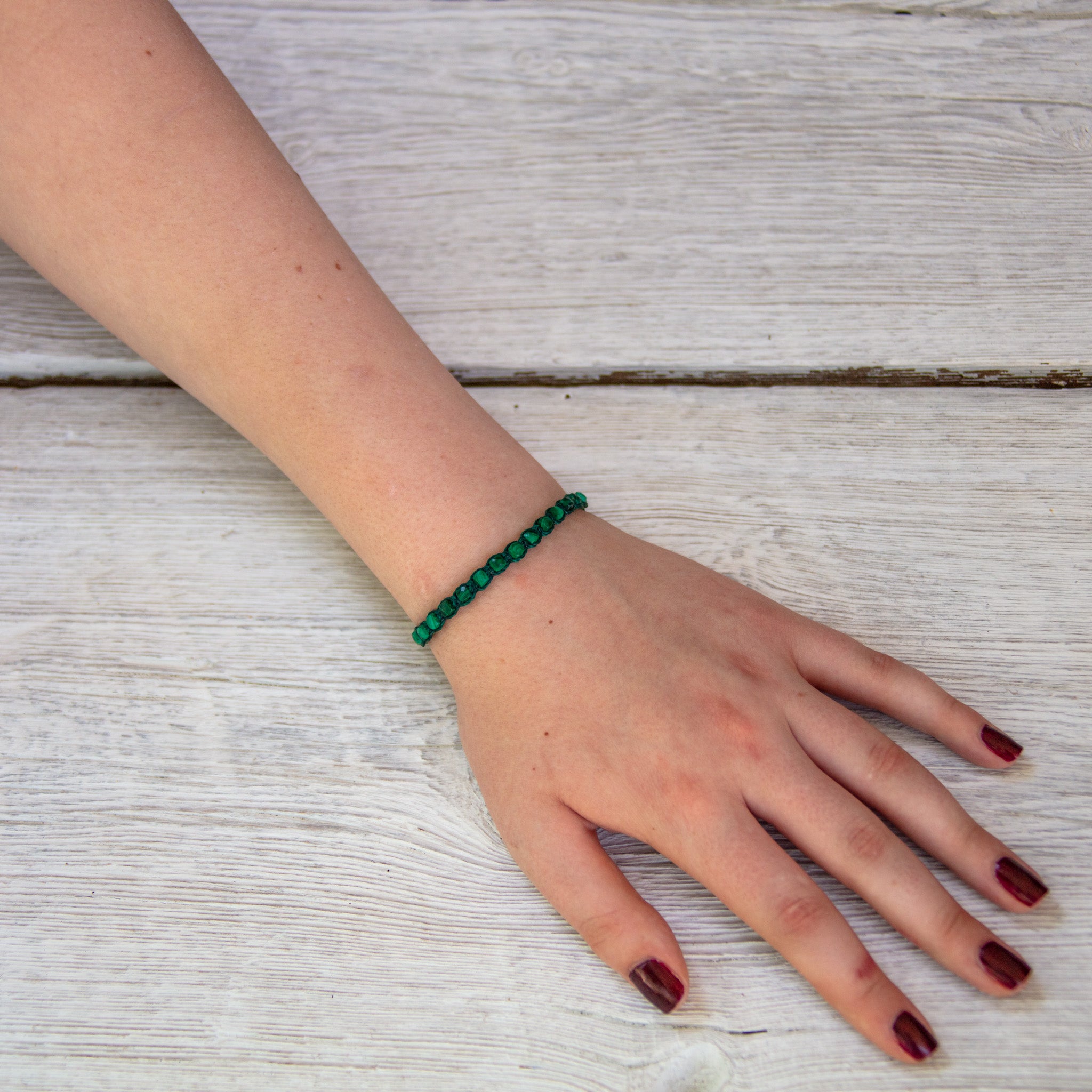 malachite bling bijou bracelet
