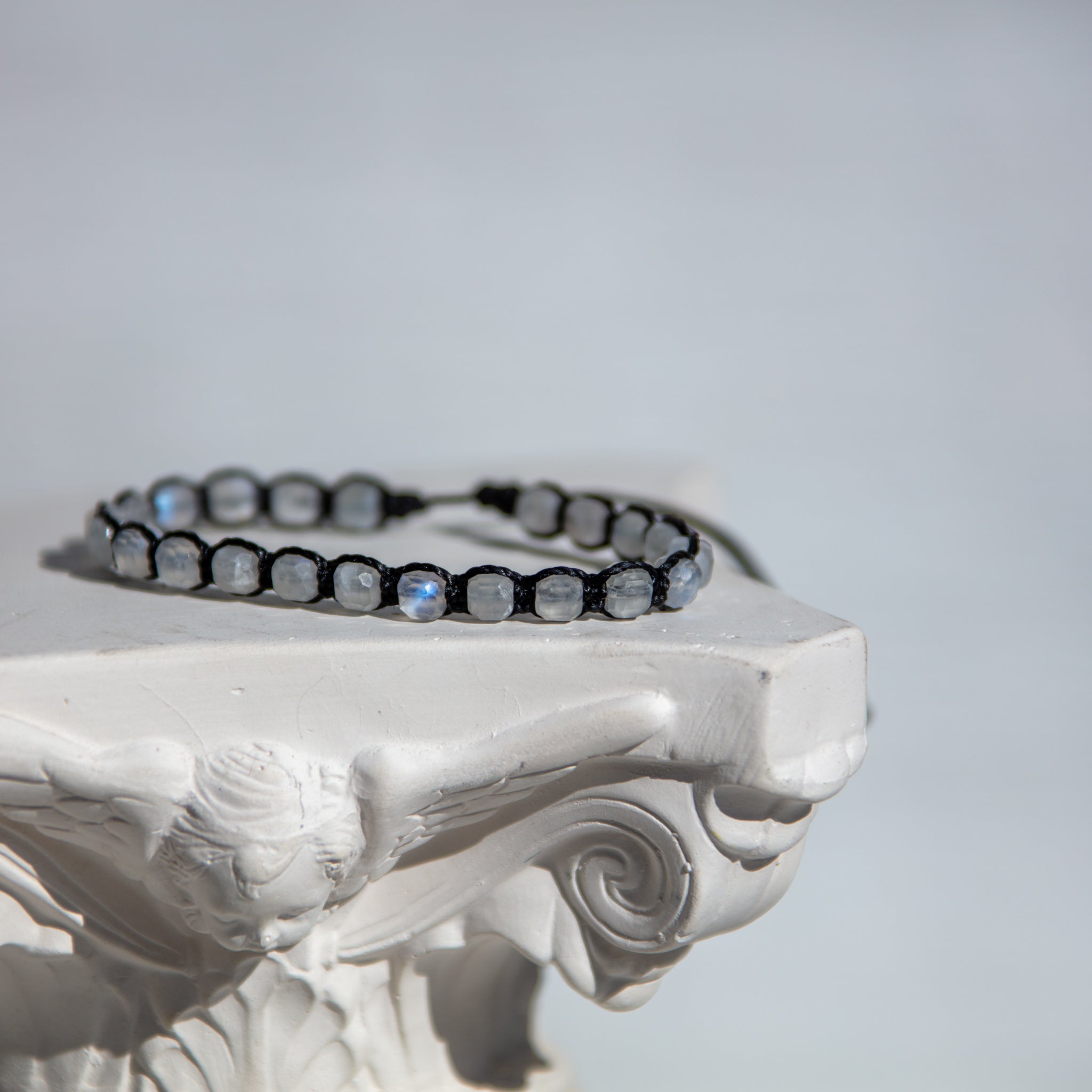 rainbow moonstone bling bijou bracelet