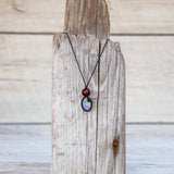 Rainbow Moonstone-Tourmaline & Carnelian Mystic Duet