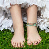 Morganite Fairy Dance anklet