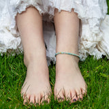 Morganite Fairy Dance anklet