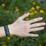 Moss Agate Earthy Embrace bracelet