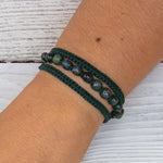 moss agate earthy embrace bracelet