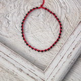 Onyx Fairy Dance anklet