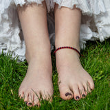Onyx Fairy Dance anklet
