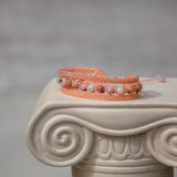 Pink Opal Earthy Embrace bracelet