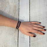 Pink Tourmaline Earthy Embrace bracelet