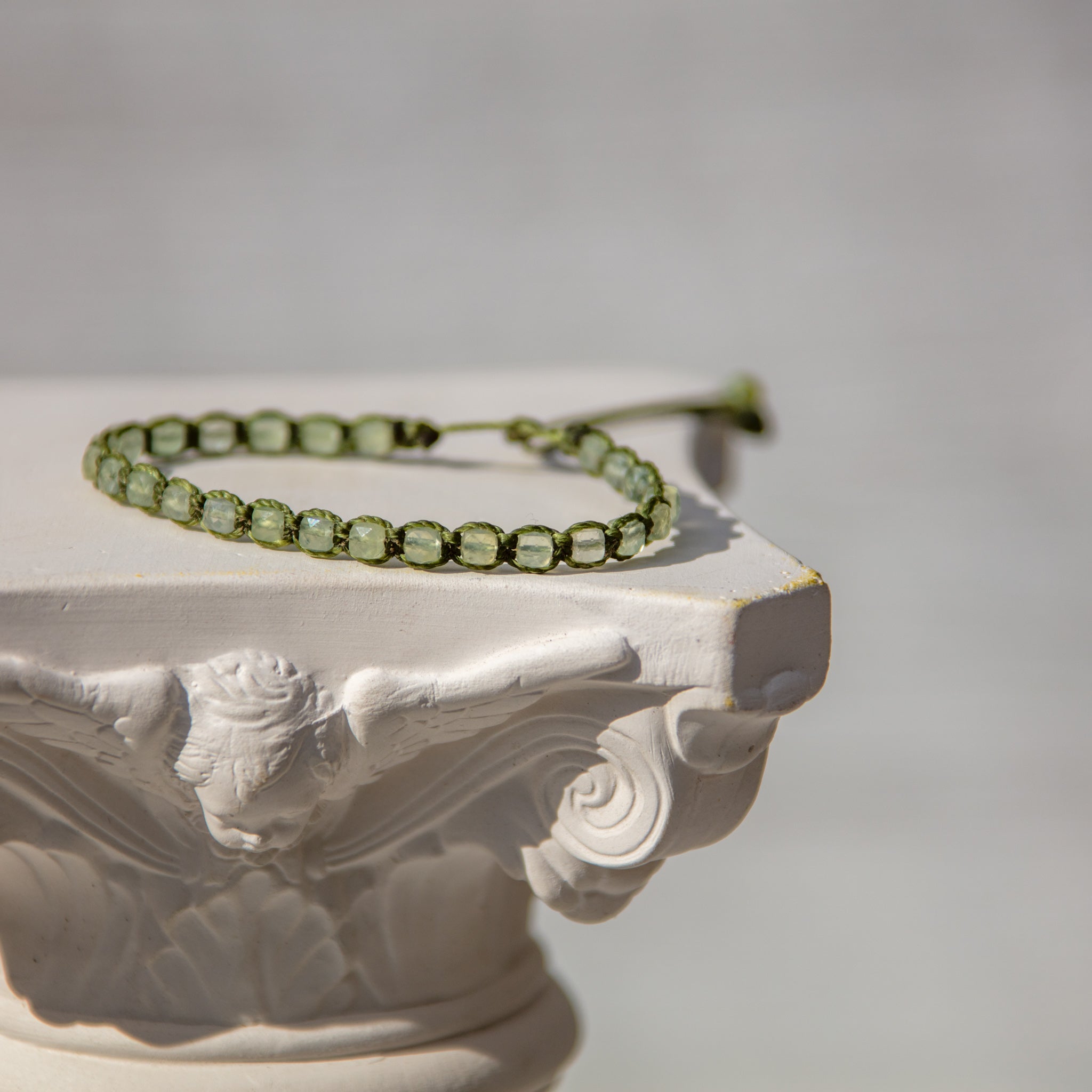 prehnite bling bijou bracelet