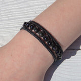Rainbow Obsidian Earthy Embrace bracelet