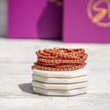 red jasper gemstone anklet