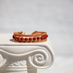 red jasper gemstone bracelet
