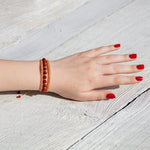 red jasper stone bracelet