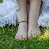 Red Jasper Fairy Dance anklet