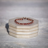 Rhodochrosite Bling Bijou bracelet